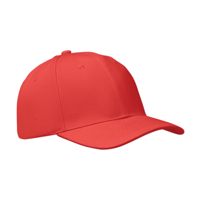 Picture of 6 PANEL BASEBALL CAP in Red