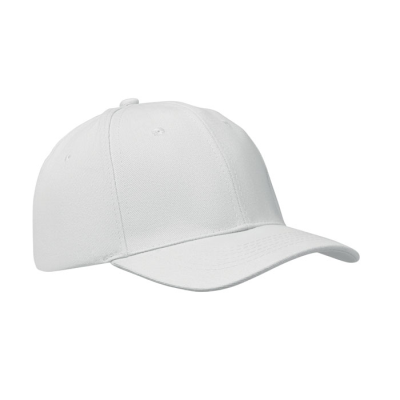 Picture of 6 PANEL BASEBALL CAP in White