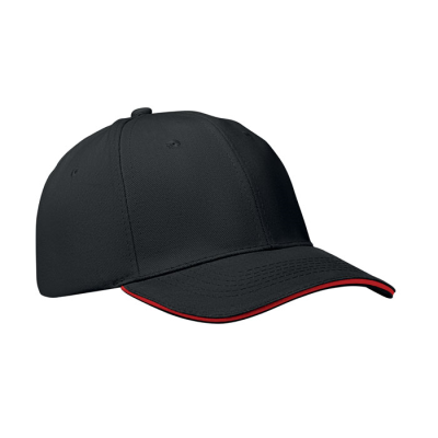 Picture of 6 PANEL BASEBALL CAP in Black