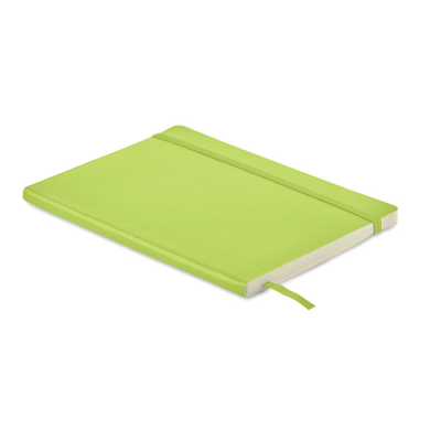 Picture of A5 RECYCLED NOTE BOOK in Green.