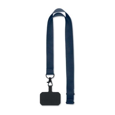 Picture of MOBILE PHONE HOLDER LANYARD in Blue