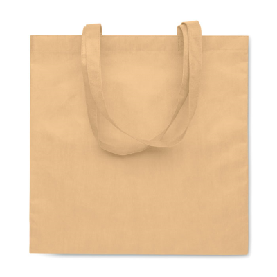 Picture of RPET NON-WOVEN SHOPPER TOTE BAG in White.