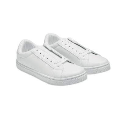 Picture of SNEAKERS in PU Size 46 in White.