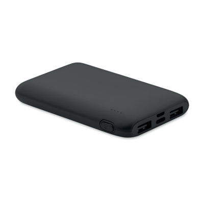 Picture of POWER BANK 5000 MAH in Black.