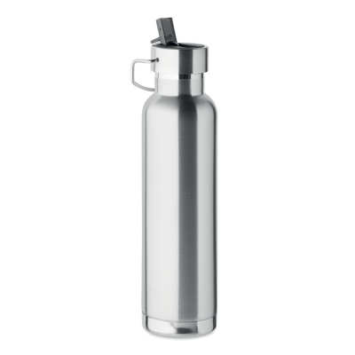 Picture of DOUBLE WALL BOTTLE 660 ML in Silver.