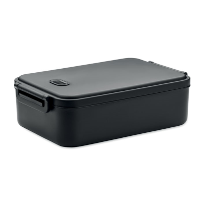 Picture of RECYCLED PP LUNCH BOX 2200 ML in Black.