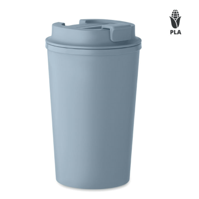 Picture of PLA DOUBLE WALL TUMBLER 350ML in Blue.