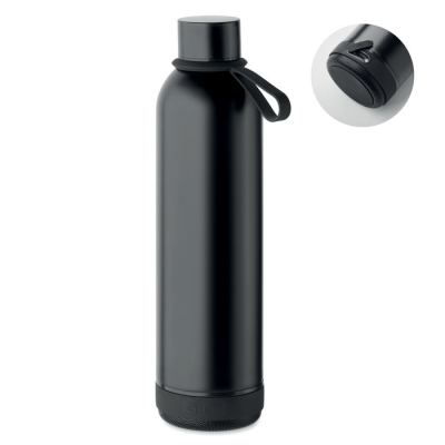 Picture of DOUBLE WALL BOTTLE 500ML in Black.