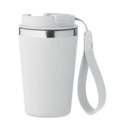 Picture of DOUBLE WALL TUMBLER 350 ML in White.