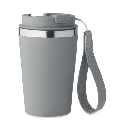 Picture of DOUBLE WALL TUMBLER 350 ML in Grey.