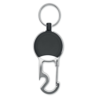 Picture of RETRACTABLE BADGE HOLDER SET in Black.