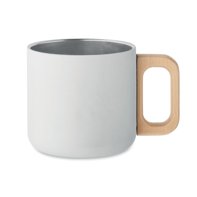 Picture of DOUBLE WALL MUG 350 ML in White