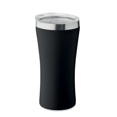 Picture of DOUBLE WALL TUMBLER 160 ML in Black.