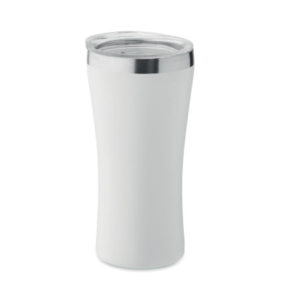 Picture of DOUBLE WALL TUMBLER 160 ML in White.