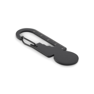 Picture of MULTIFUNCTION KEYRING TOKEN in Black