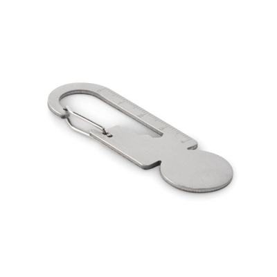 Picture of MULTIFUNCTION KEYRING TOKEN in Silver