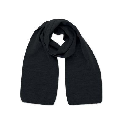 Picture of SCARF in RPET Polyester in Black.