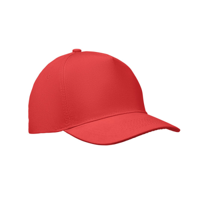 Picture of 5 PANEL BASEBALL CAP in Red.