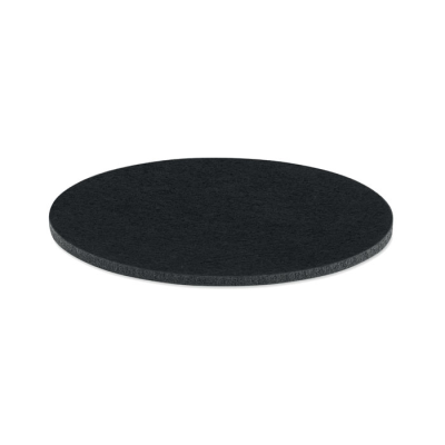 Picture of ROUND COASTER in RPET Felt in Black