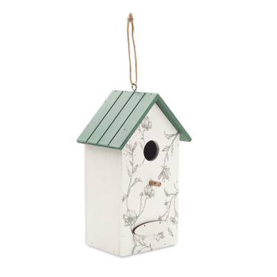 Picture of BIRD HOUSE in Plywood in White.