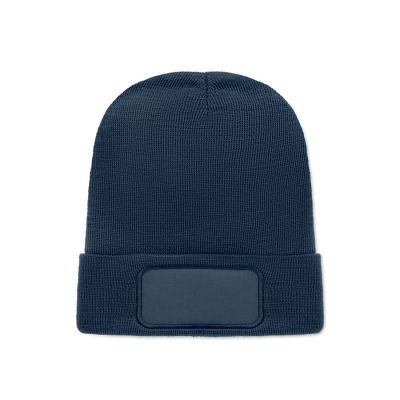 Picture of UNISEX BEANIE RPET POLYESTER in Blue