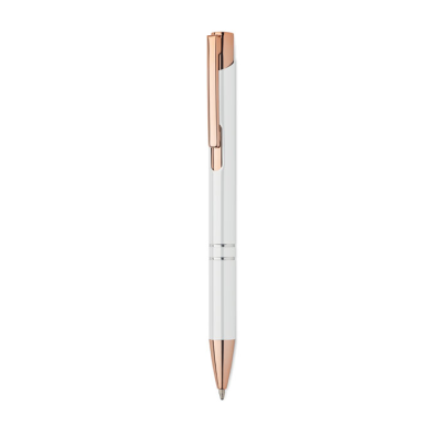 Picture of RECYCLED ALUMINIUM METAL PEN in White.