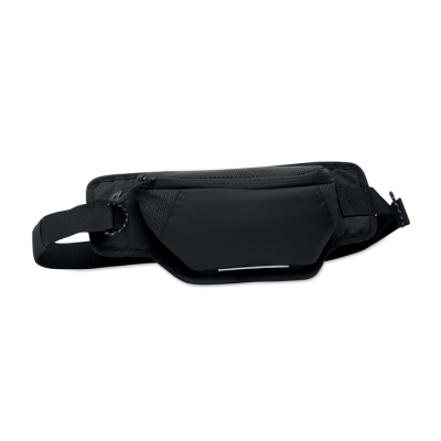 Picture of HIKING WAIST BAG in 420D Nylon in Black