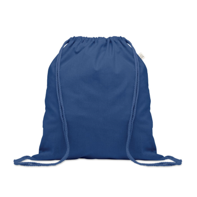 Picture of RECYCLED 140 GR_&_M² COTTON BAG in Blue