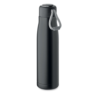 Picture of DOUBLE WALL BOTTLE 500 ML in Black.