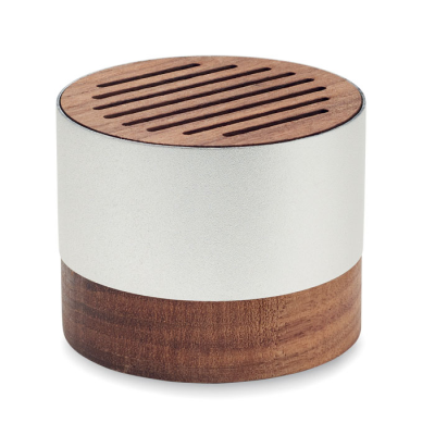 Picture of RECYCLED ALUMINIUM METAL SPEAKER in Brown.