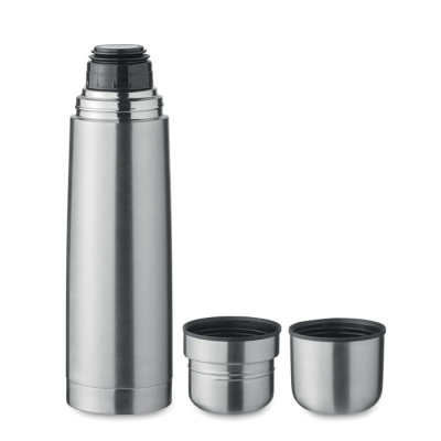 Picture of DOUBLE WALL FLASK 750ML in Silver.