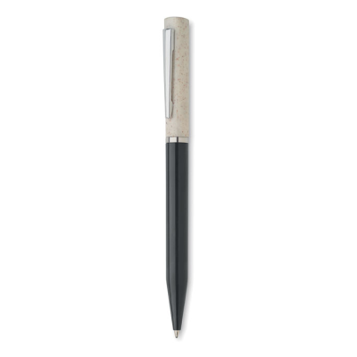 Picture of WHEAT STRAW & ABS TWIST PEN in Black