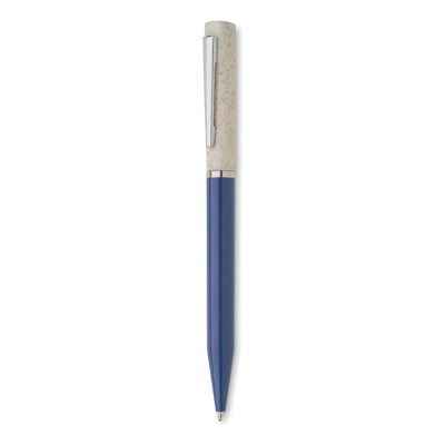 Picture of WHEAT STRAW & ABS TWIST PEN in Blue