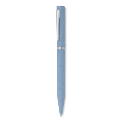 Picture of WHEAT STRAW & ABS TWIST PEN in Blue