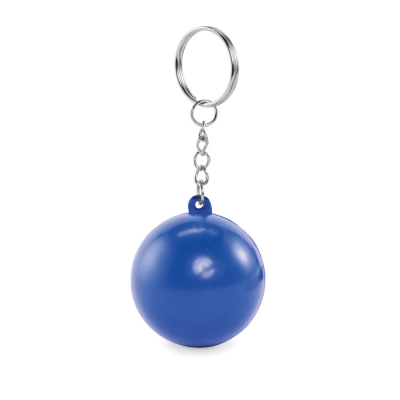 Picture of PU BALL SHAPE KEYRING in Blue