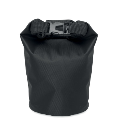 Picture of WATERPROOF BAG 210T RPET 1,5L in Black.