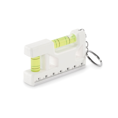 Picture of MAGNETIC LEVEL ABS KEYRING in White