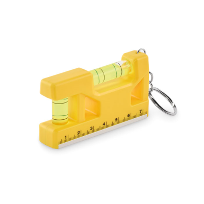 Picture of MAGNETIC LEVEL ABS KEYRING in Yellow