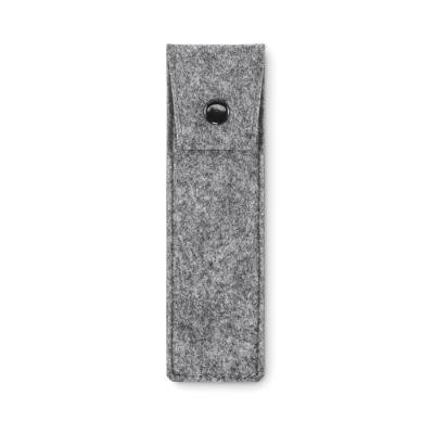 Picture of RPET FELT PENCIL CASE in Grey