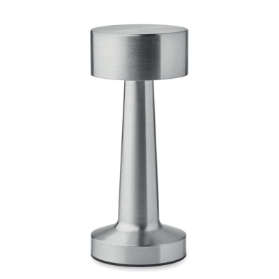 Picture of RECHARGEABLE IRON TABLE LAMP in Silver