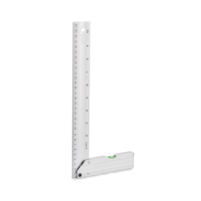 Picture of ALUMINIUM METAL LEVEL RULER 30 CM in Silver