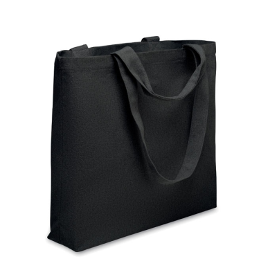 Picture of BEACH BAG CANVAS 320 GR & M² in Black