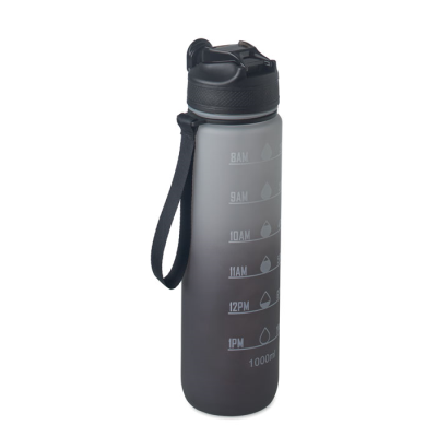 Picture of SPORTS WATER BOTTLE RPET 1L in Black