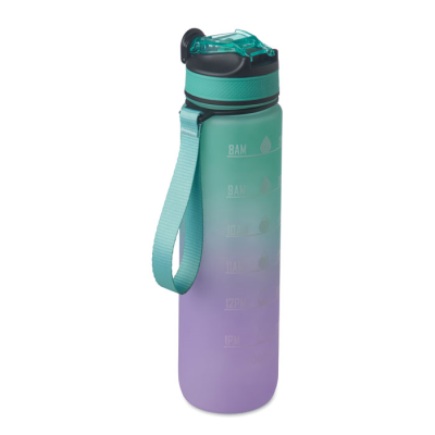 Picture of SPORTS WATER BOTTLE RPET 1L in Blue