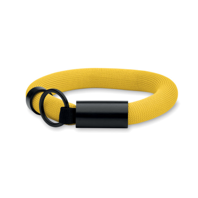 Picture of FLOATING WRIST BAND KEYRING in Yellow