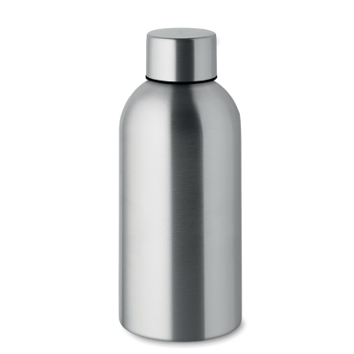 Picture of SINGLE WALL BOTTLE 500 ML in Silver.