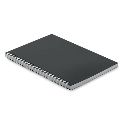 Picture of A5 RECYCLED CARTON NOTE BOOK in Black