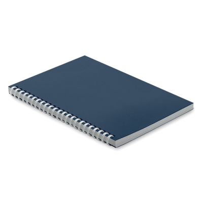 Picture of A5 RECYCLED CARTON NOTE BOOK in Blue.