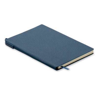 Picture of A5 PU NOTE BOOK with Pen in Blue.