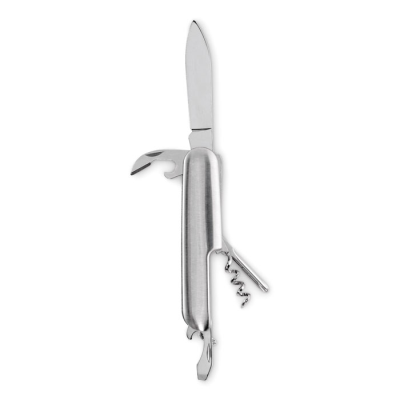 Picture of MULTI TOOL POCKET KNIFE in Silver.